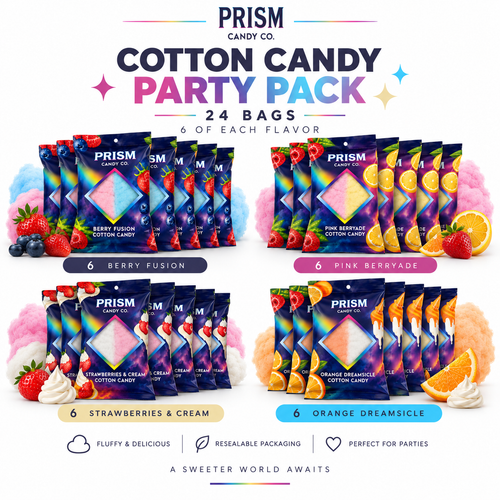 Cotton Candy Party Pack - 24 Bags